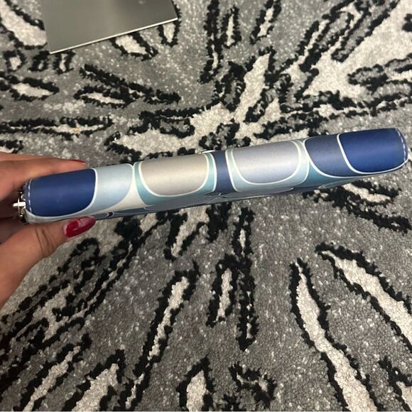 Coach POPPY Blue and Gray Women's Wallet - Picture 5 of 12